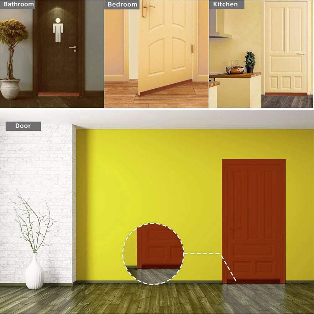 YEmirth 2 Pack Door Draft Stopper White