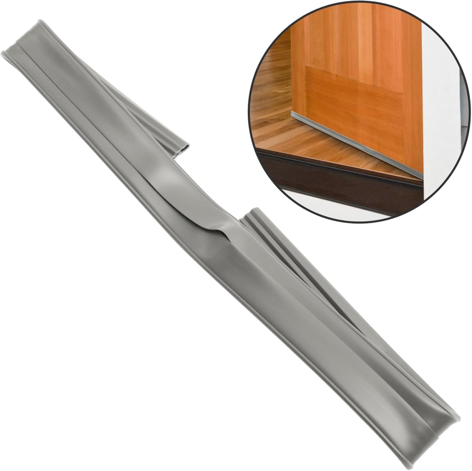 Luxshiny Door Bottom Windproof Seal for Soundproofing and Draft Protection