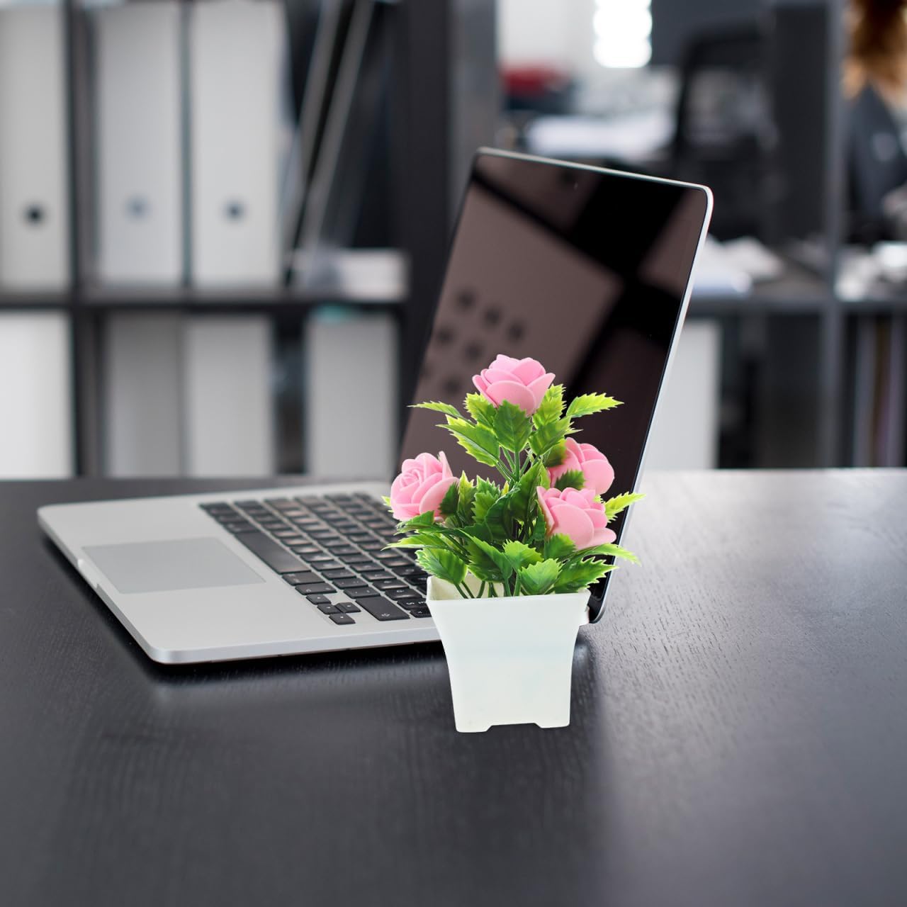 5PCS Artificial Potted Plant Set for Home and Office Decor