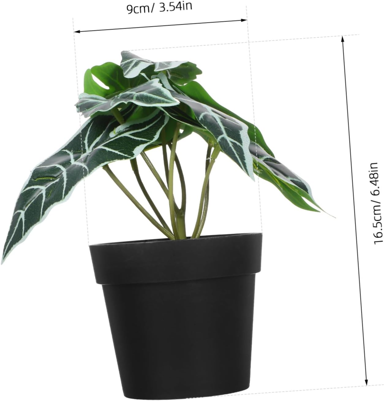 Mini Faux Greenery Plants Artificial Potted Plants for Office Desk Decoration