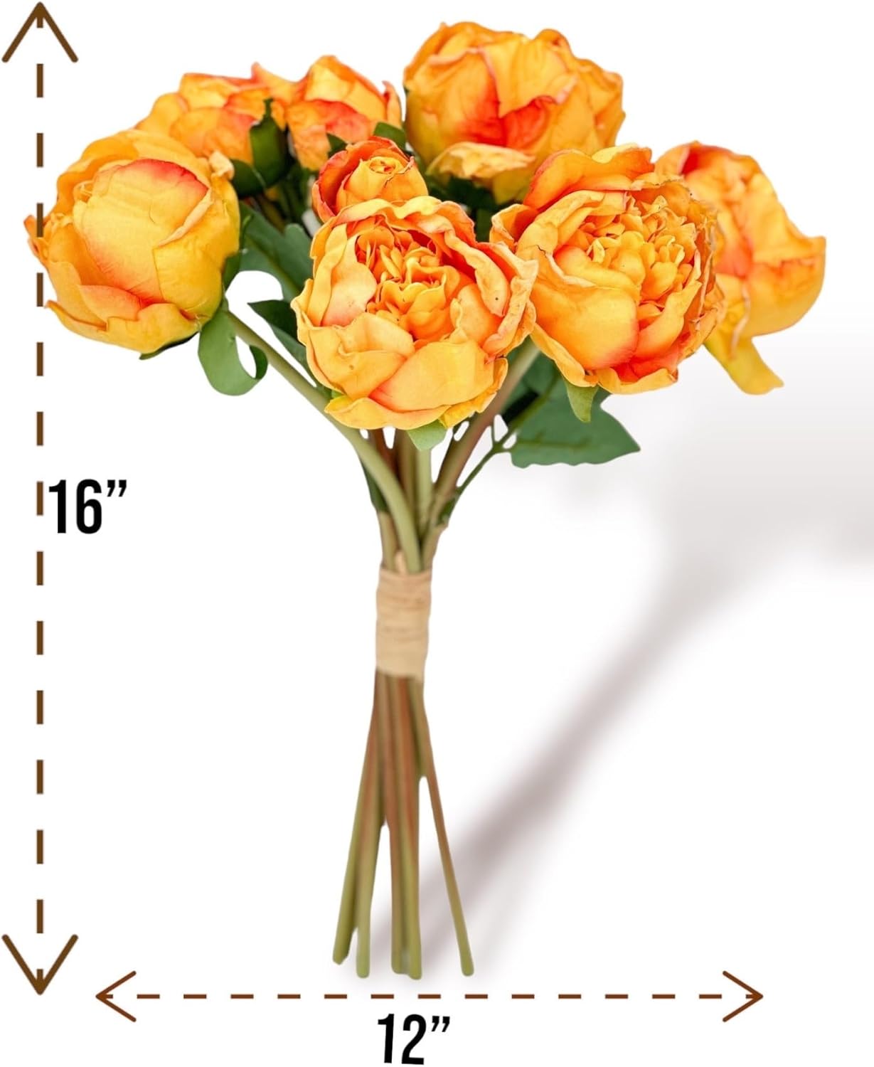 Unique 10 Stems Cream Artificial Wedding Flowers Dried Pink Peonies for Home Decoration Gifts Decor