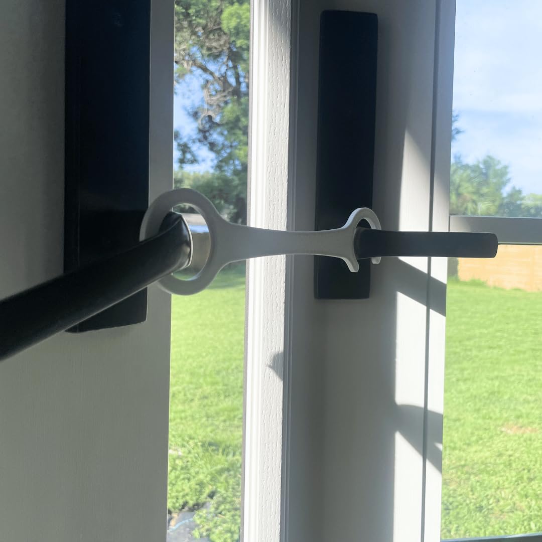 French Door Spacer Holder for Ventilation and Stability