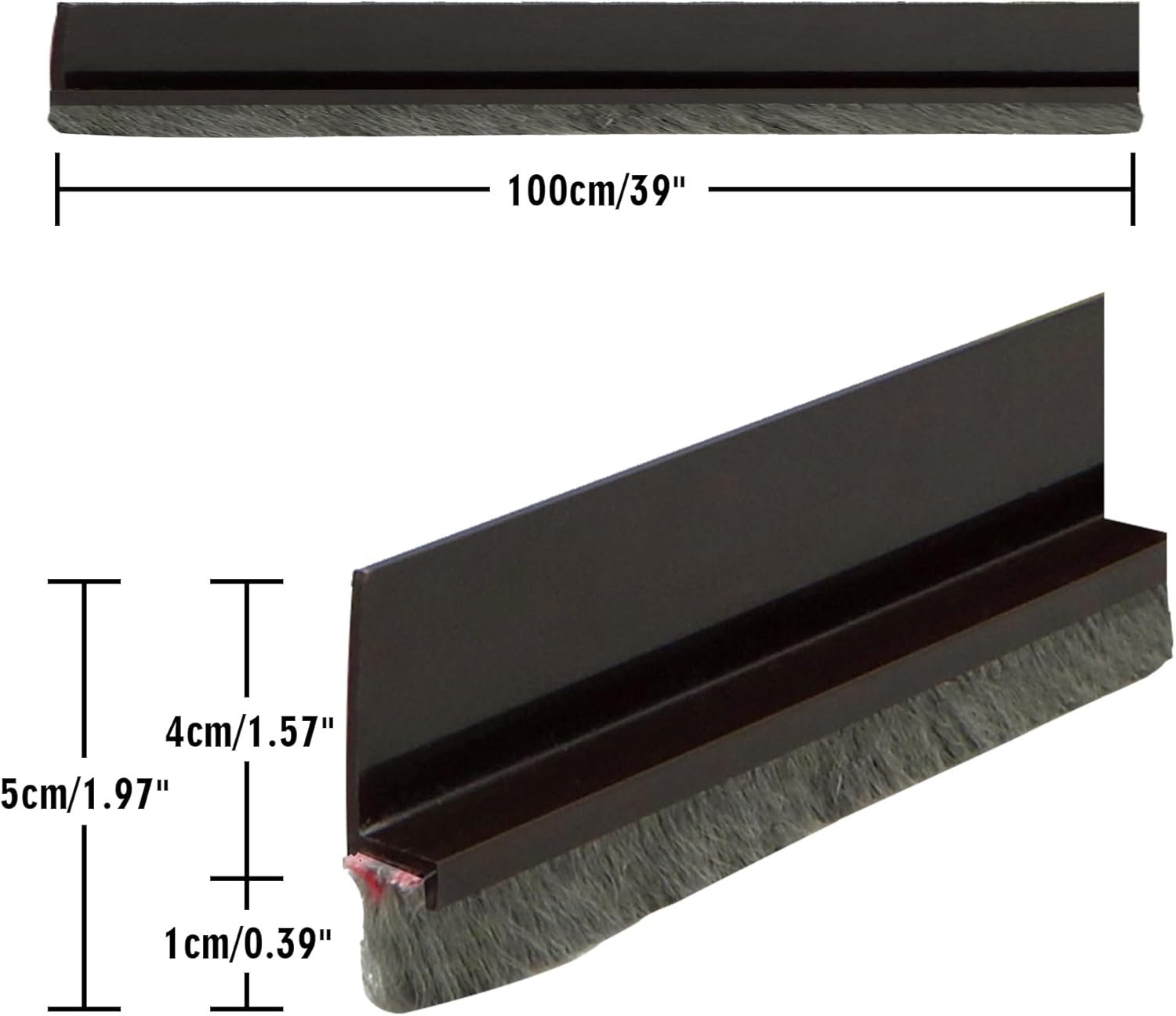 Door Draft Stopper Bottom Seal - 39 Soundproof Cold Proof Energy Saver
