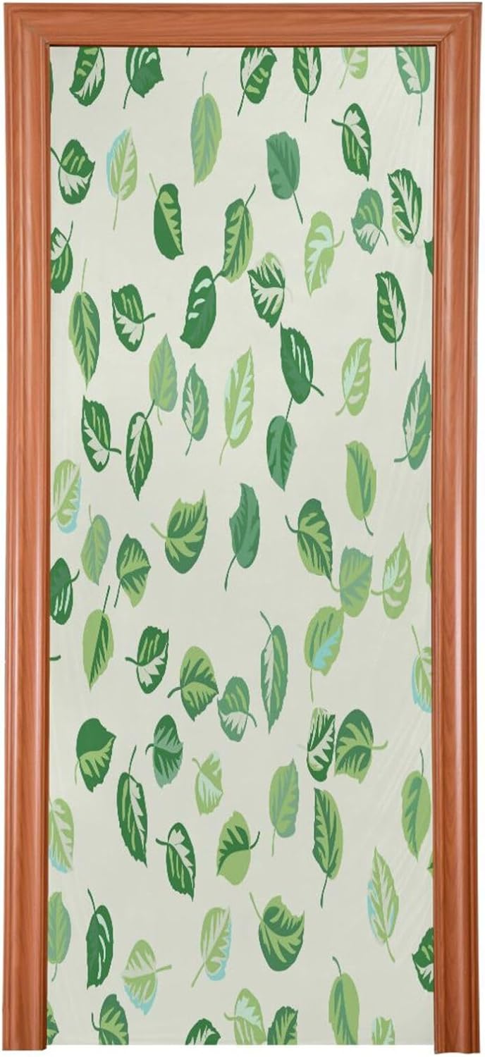 Susiyo Autumn Leaves Halloween Door Cover 32x79 in