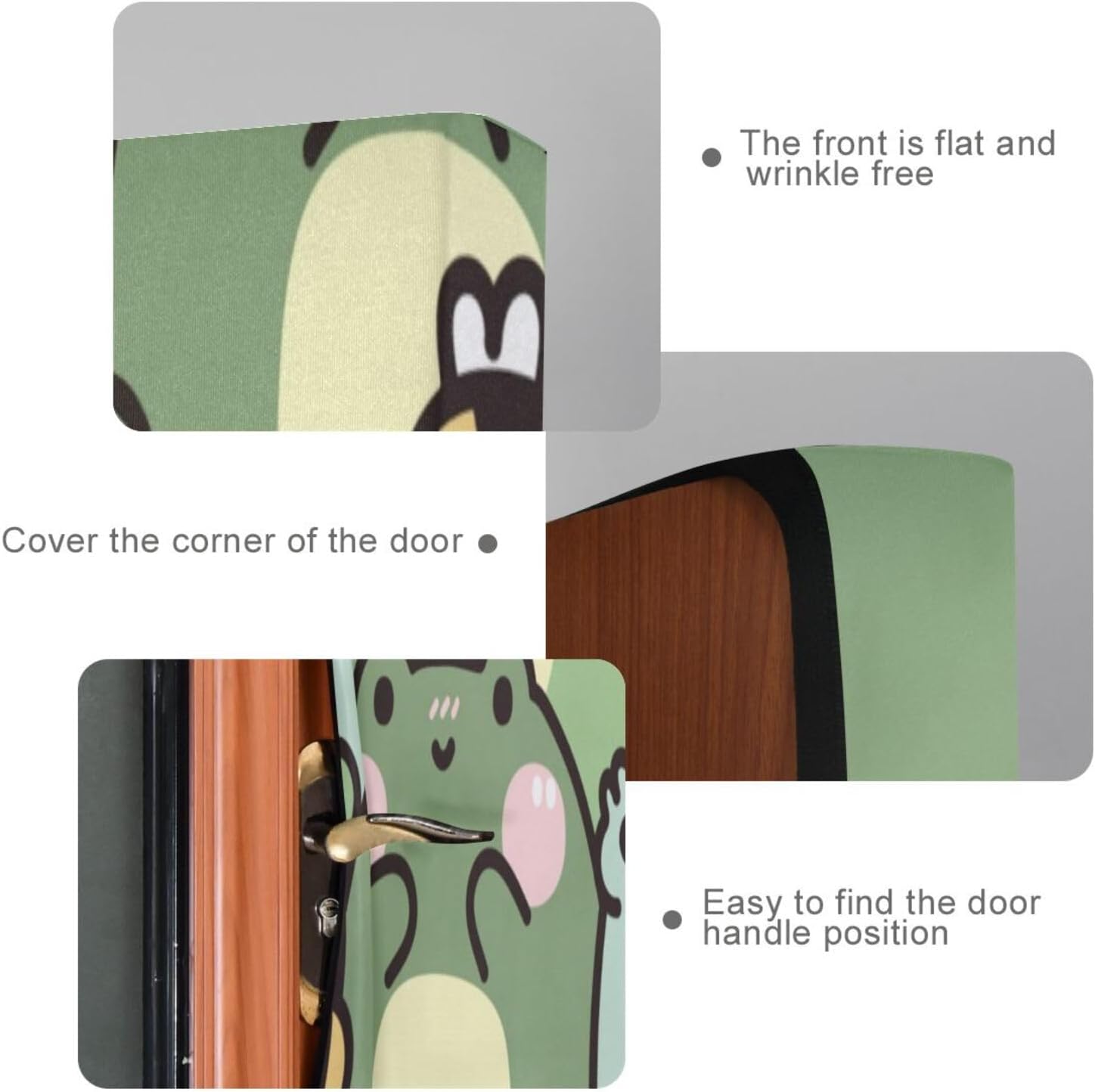 Susiyo Cute Chubby Frog Halloween Door Cover