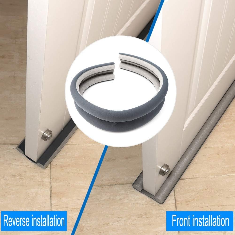 Belupai Under Door Draft Blocker 372in Flexible Sealing Strip