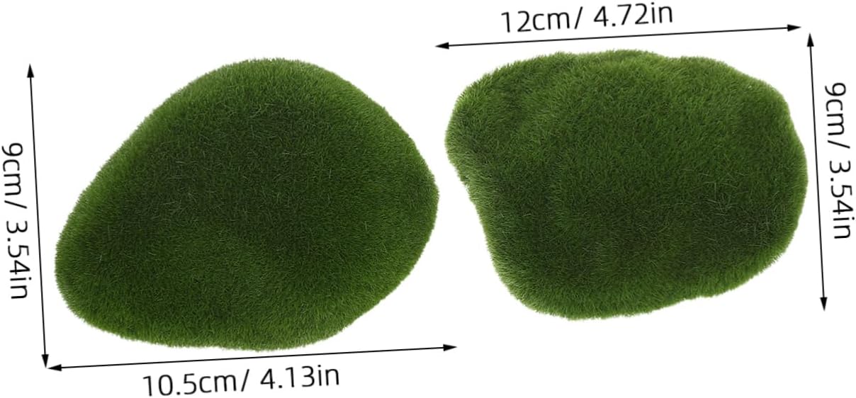 VICASKY 6pcs Faux Moss Balls for Decorative Hanging