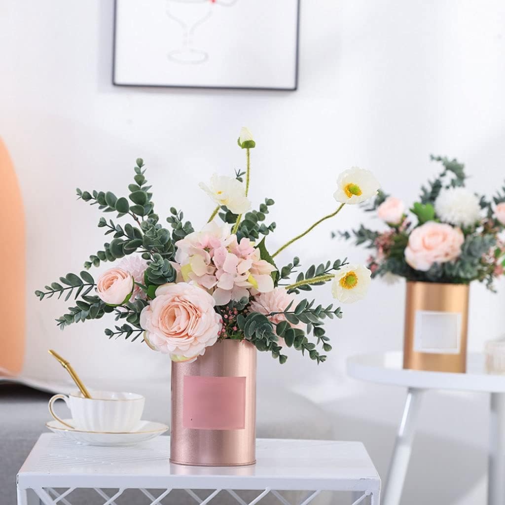 Artificial Flowers with Vase for Home Office Wedding Decor