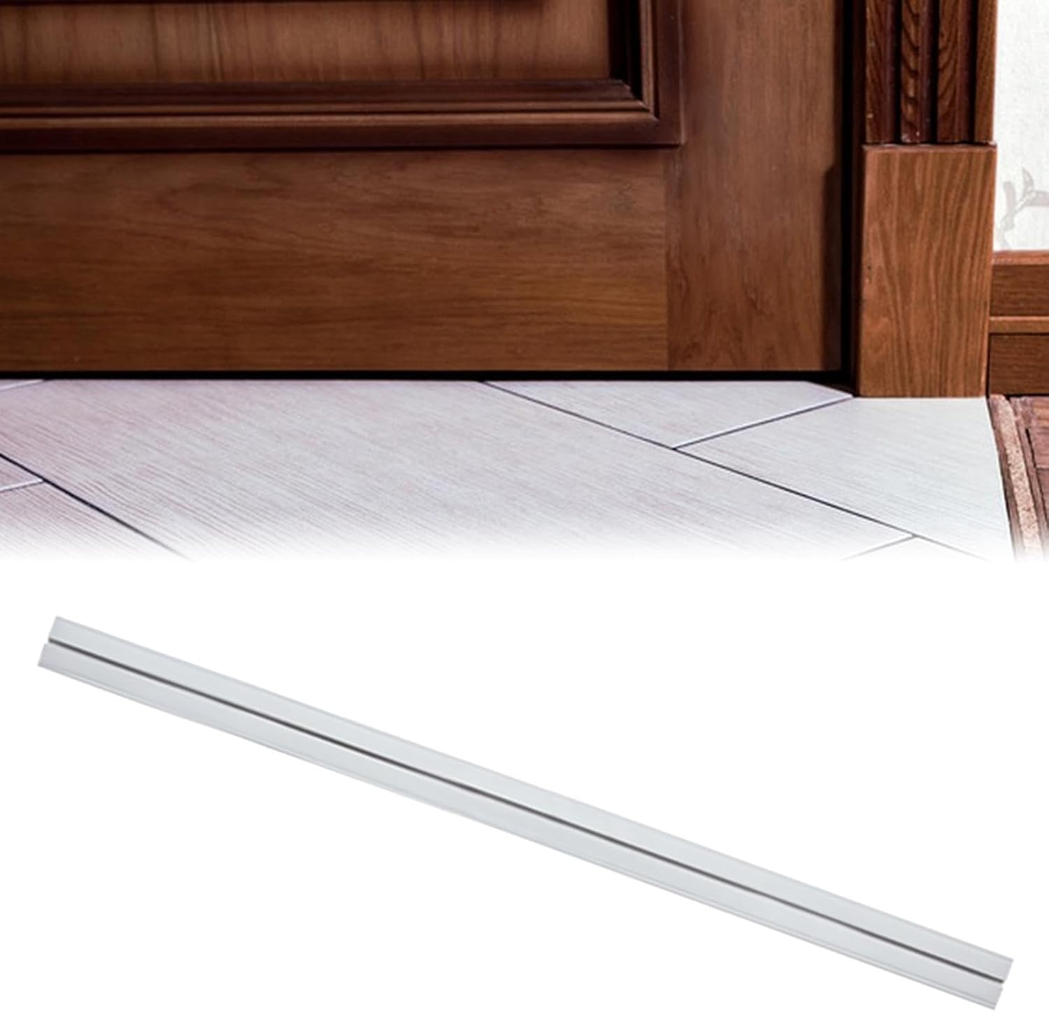 Qianly Door Bottom Seal Strip 39inch Gray