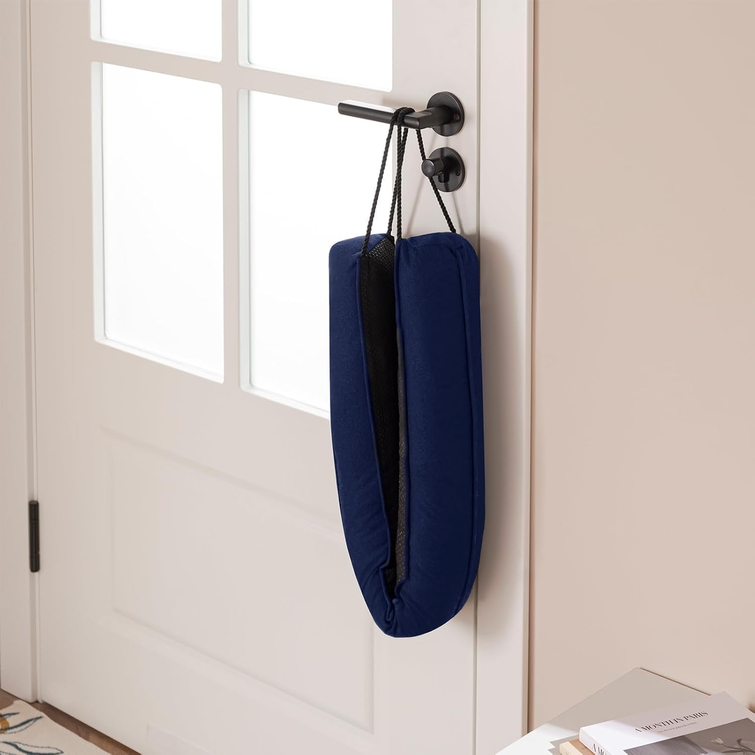 Sunolga 38 In Door Draft Stopper with Removable Cover Blue
