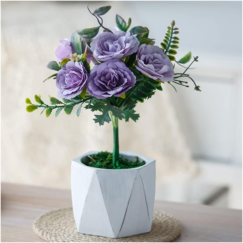 Artificial Flowers Mini Bouquet for Home Office Decor