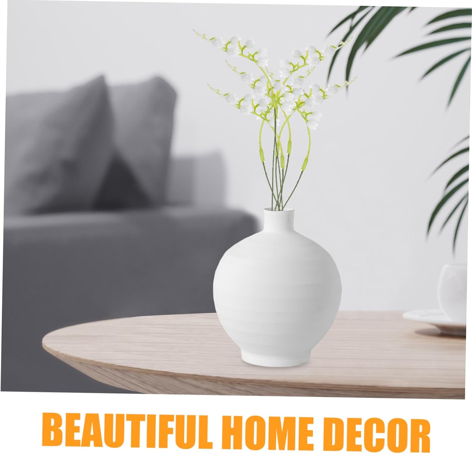 10pcs Artificial Convallaria Faux Greenery for Home Decor