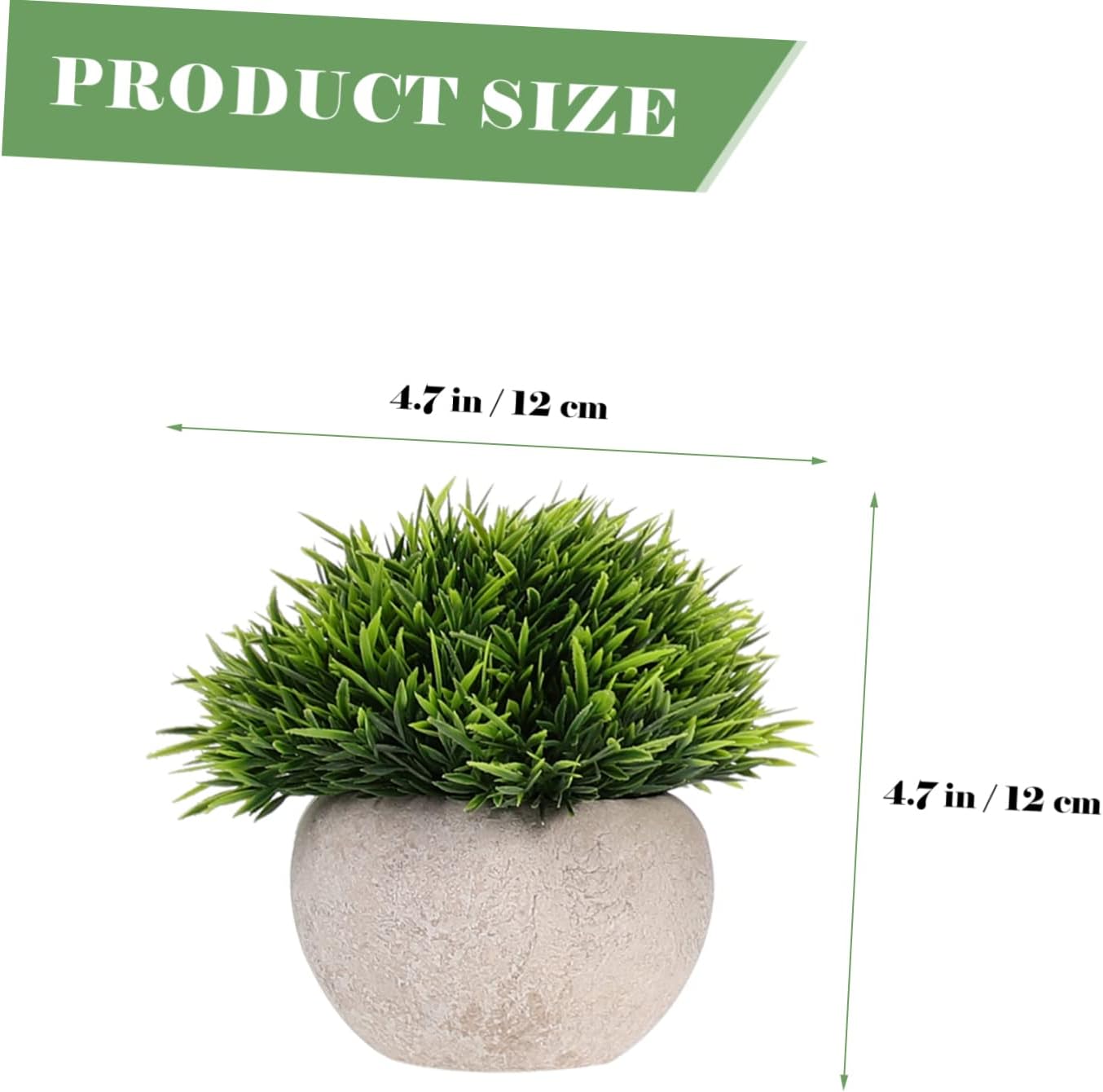 4PCS Artificial Bonsai Plants Set for Home Office Decor
