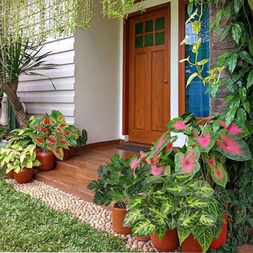 24 Bundles Outdoor Artificial Plants Fake Greenery