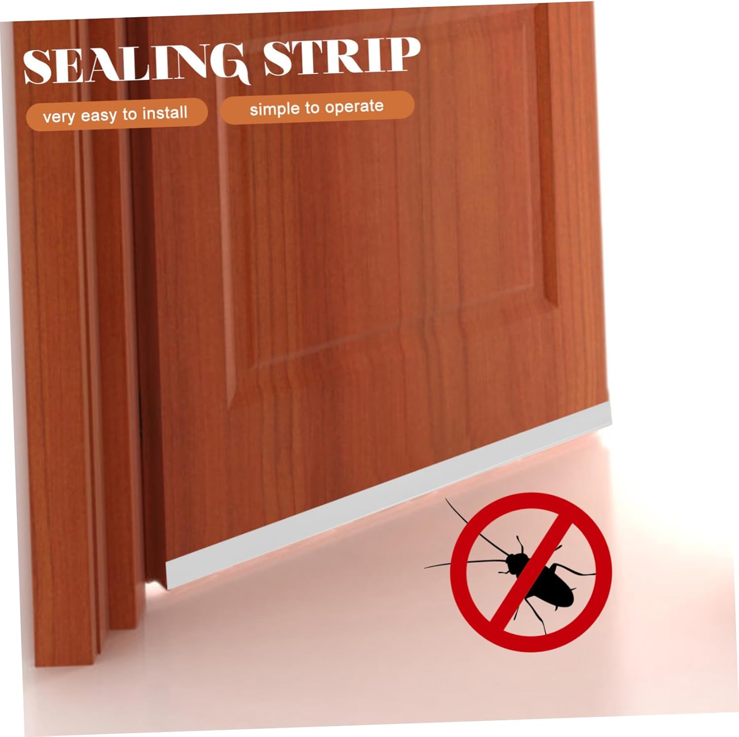 DOITOOL Windproof Door Seal Sound Deadening Draft Stopper
