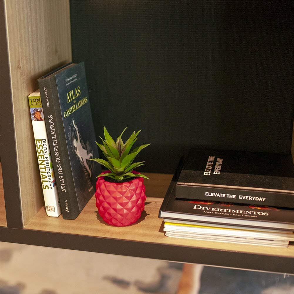 Artificial Pineapple Plant Pot Decor - Red