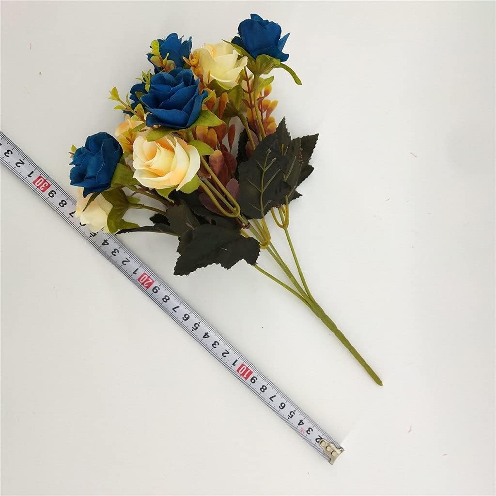 5 Fork Rose Artificial Flower Bouquet for Wedding and Party Decor
