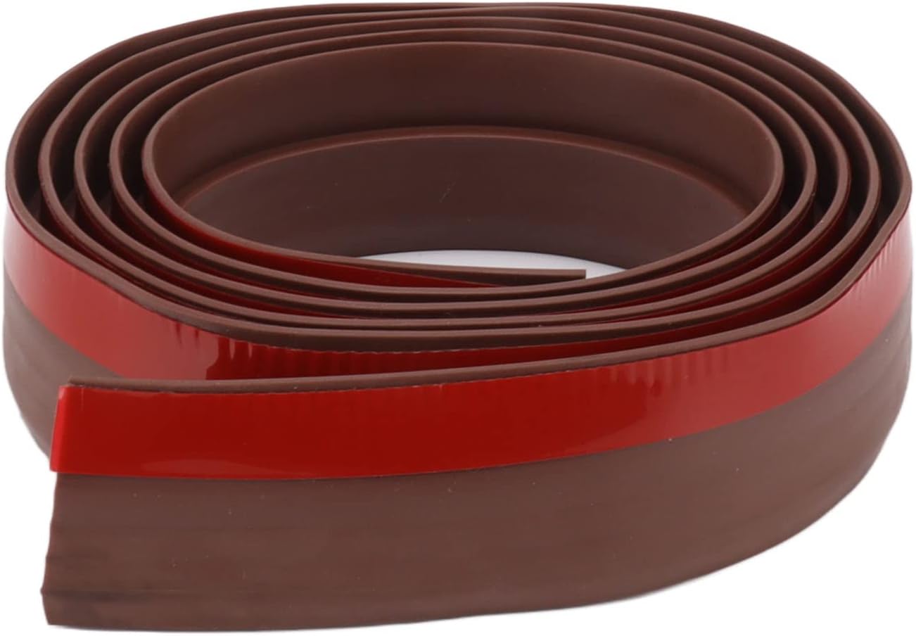 Acouto Under Door Draft Stopper Energy Saving Noise Reducing TPE with Superior Adhesion 66ft Brown