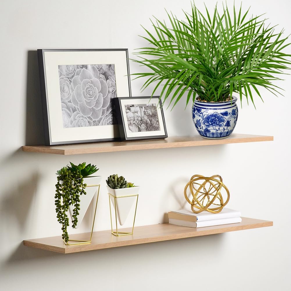 Hollyone Artificial Potted Palm Plants 16 Inch Tropical Fake Green Plant for Indoor Decor