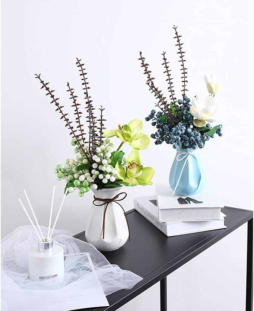 Realistic Artificial Flower Bouquet with Vase