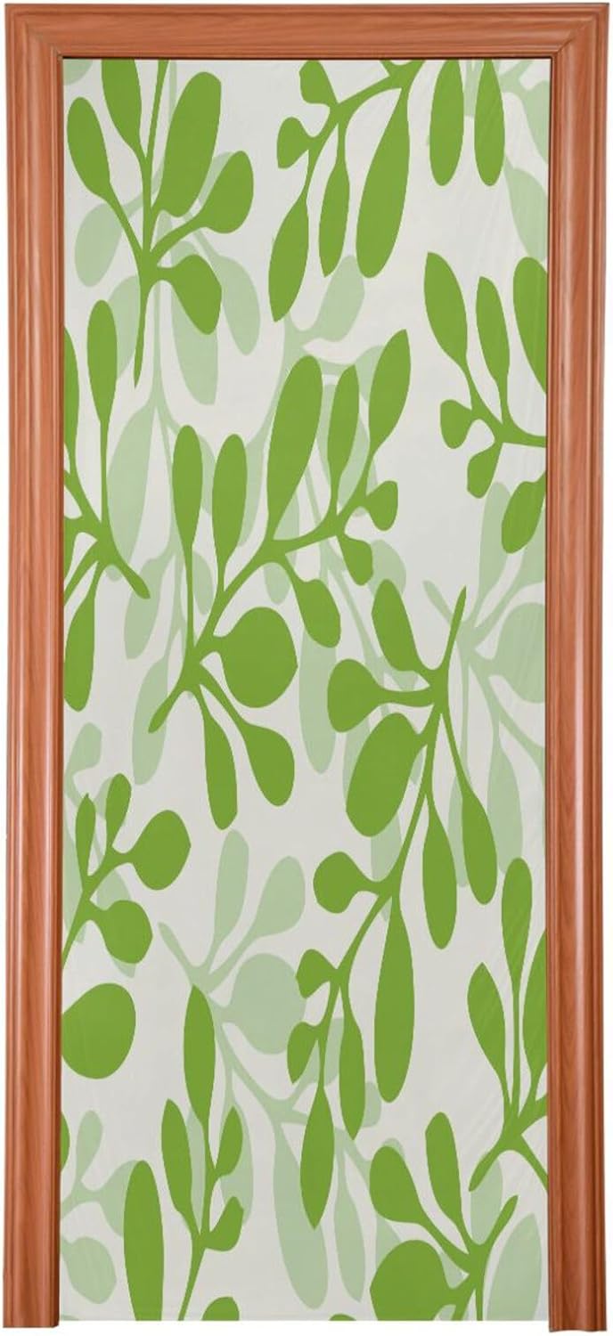 Susiyo Green Leaves Halloween Door Cover