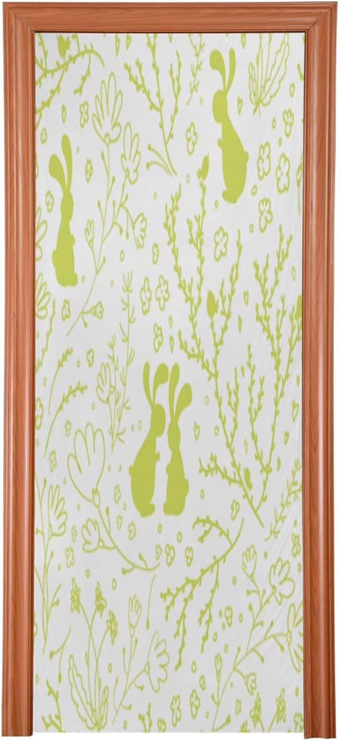 Susiyo Spring Green Rabbit Halloween Door Cover