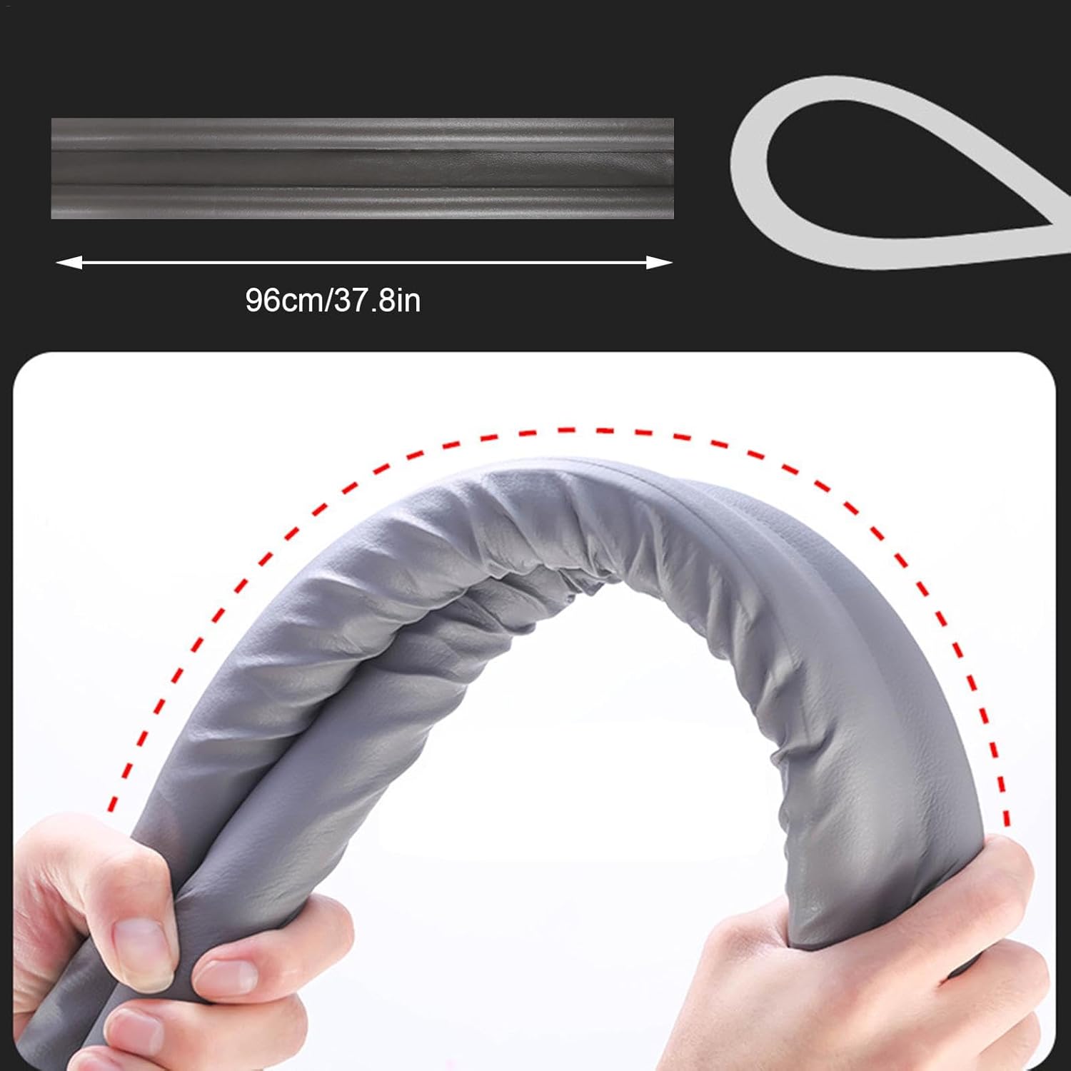 Energy Saving Door Draft Stopper with Noise Blocker