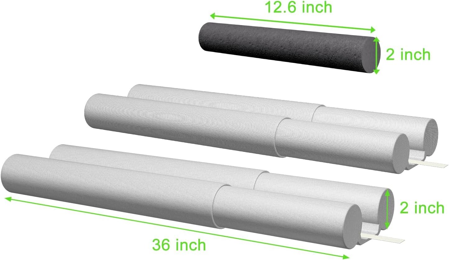 2 Pack Door Draft Stopper for 28-36 Inch Doors
