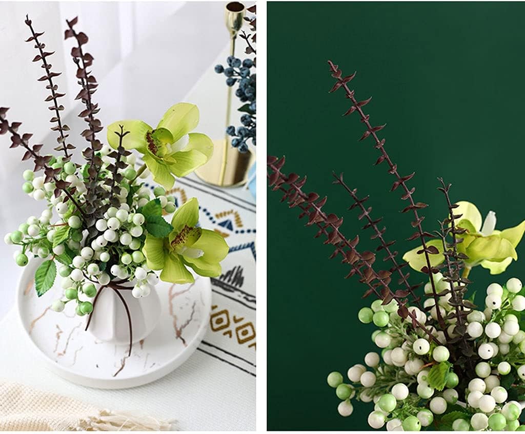 Realistic Artificial Flower Bouquet with Vase