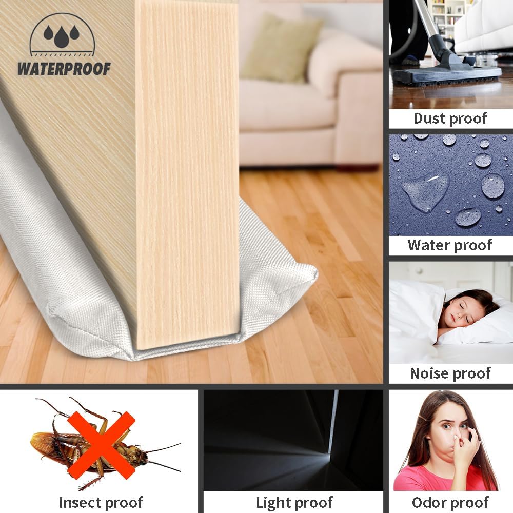 Efoxcity Door Draft Stopper 30-36 Inches