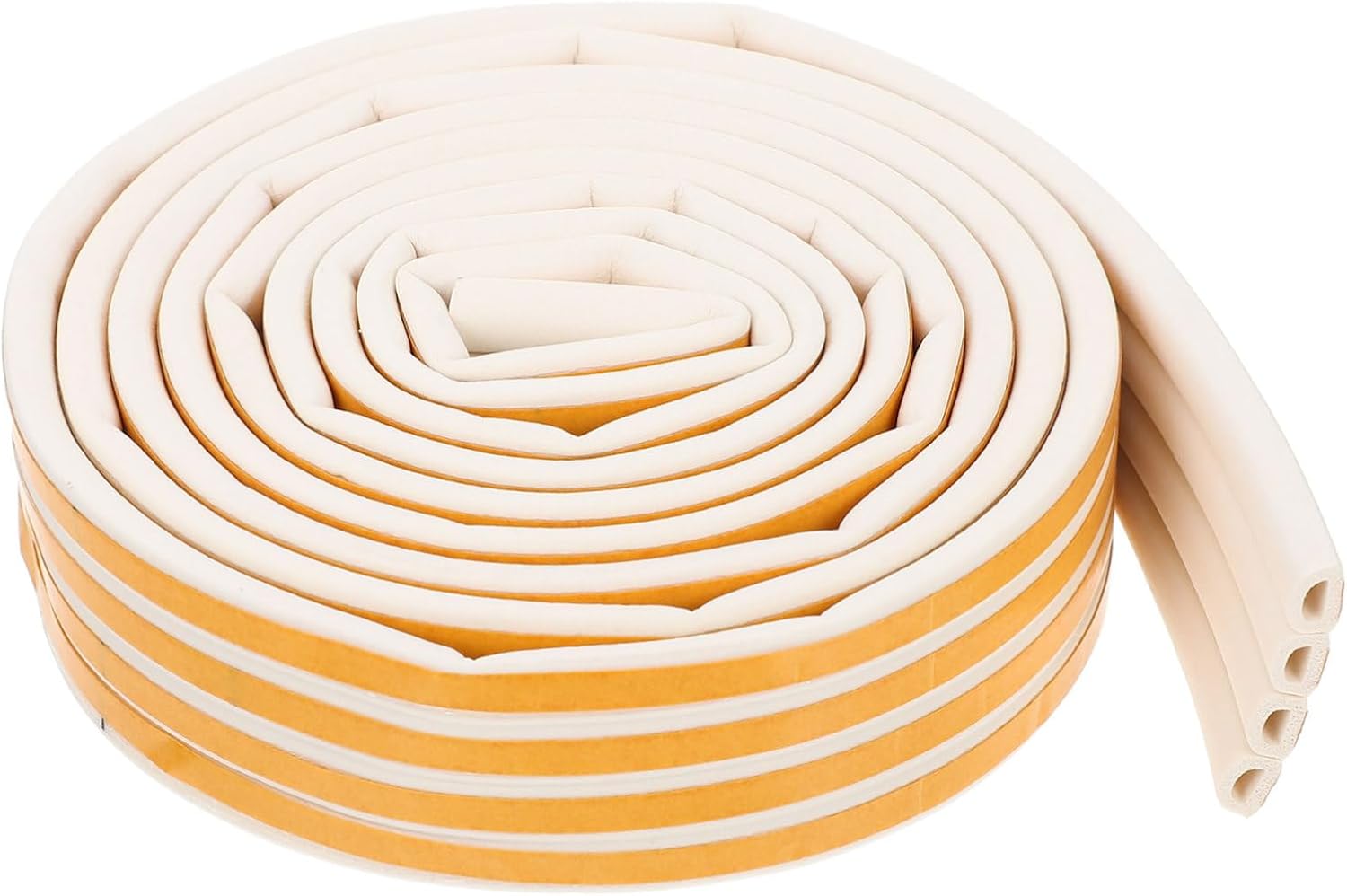 Under Door Weather Stripping Seal Strip Self-Adhesive Draft Stopper for Doors and Windows