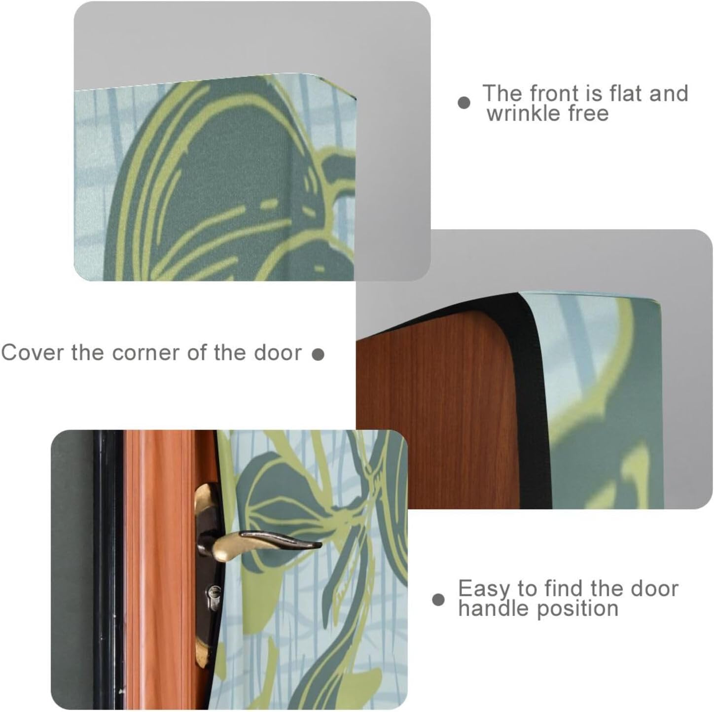 Susiyo Olive Branches Door Cover Halloween Decoration 32x79 in