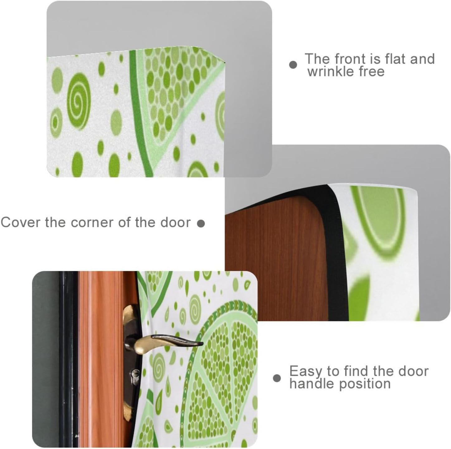 Susiyo Green Limes Halloween Door Cover Stretch Fabric Decor