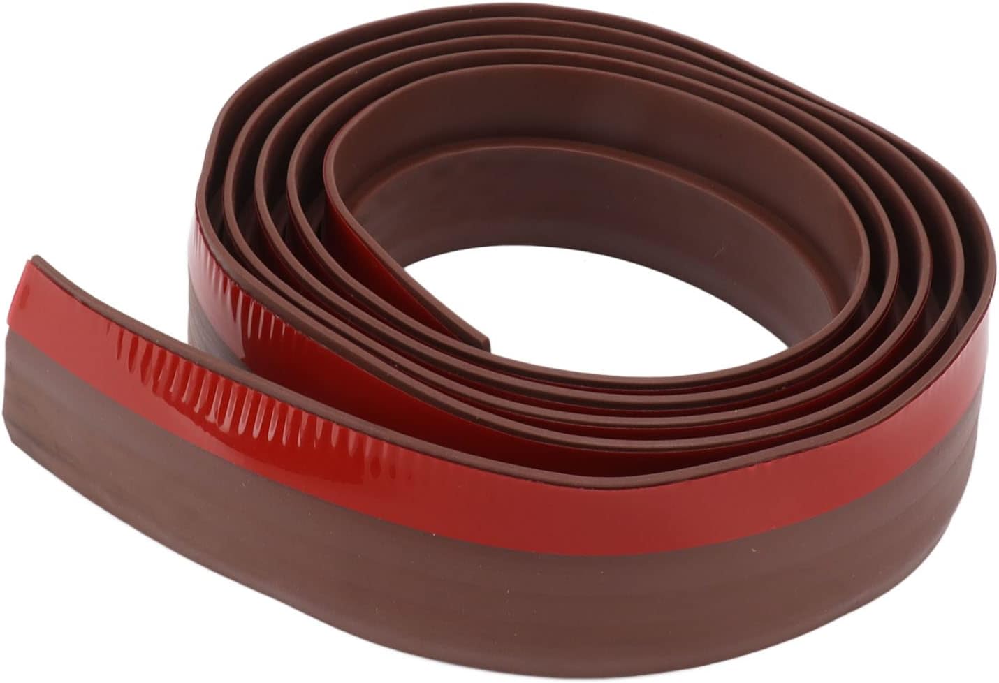 Acouto Under Door Draft Stopper Energy Saving Noise Reducing TPE with Superior Adhesion 66ft Brown