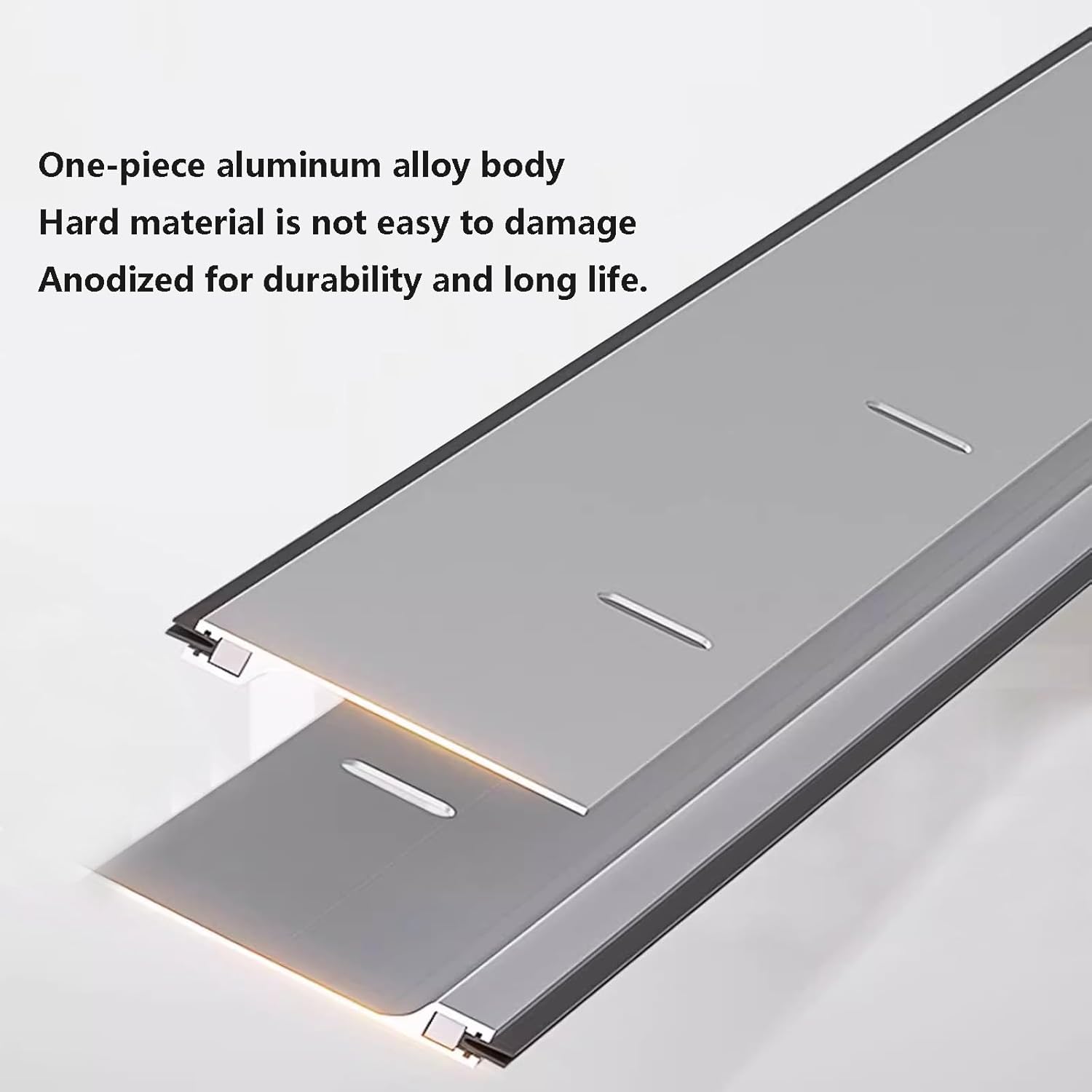 Hailm 2 Pack Door Draft Stopper Aluminum Bottom Seal