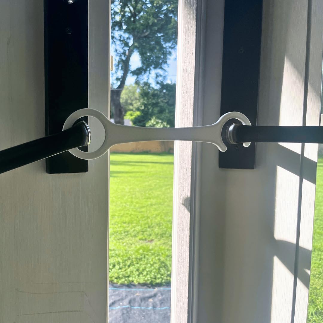 French Door Spacer Holder for Ventilation and Stability