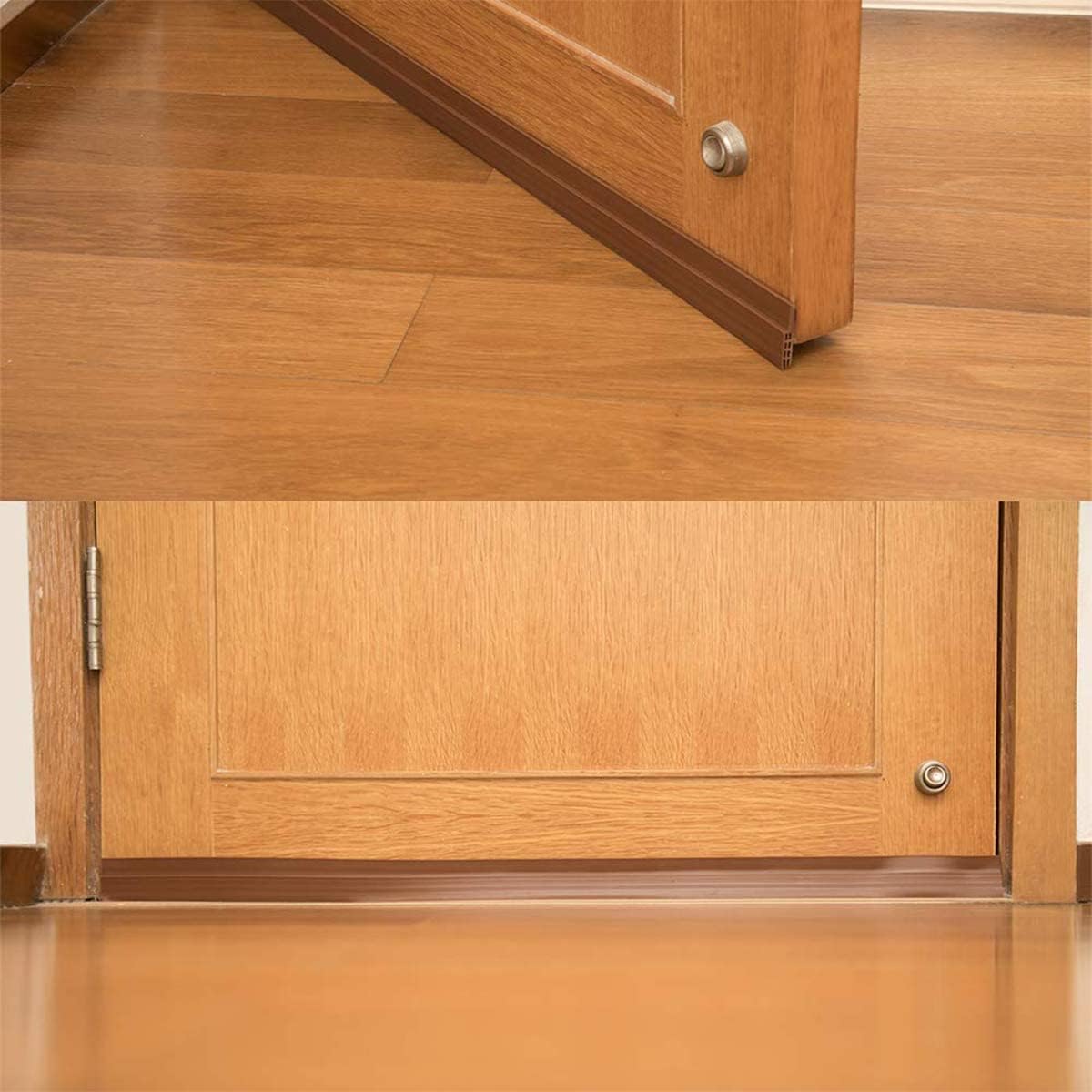 Suptikes 2 Pack Door Draft Stopper Brown 2 W x 39 L