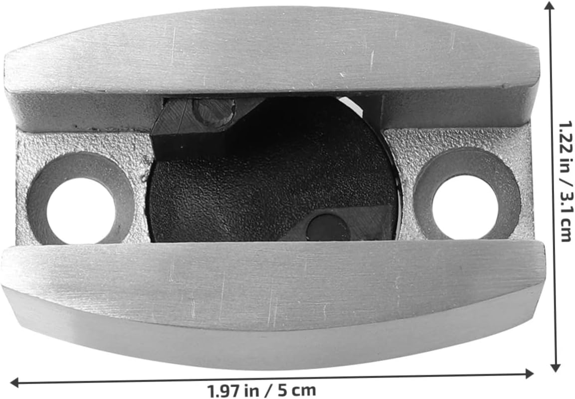 Stainless Steel Glass Door Draft Stopper Locator