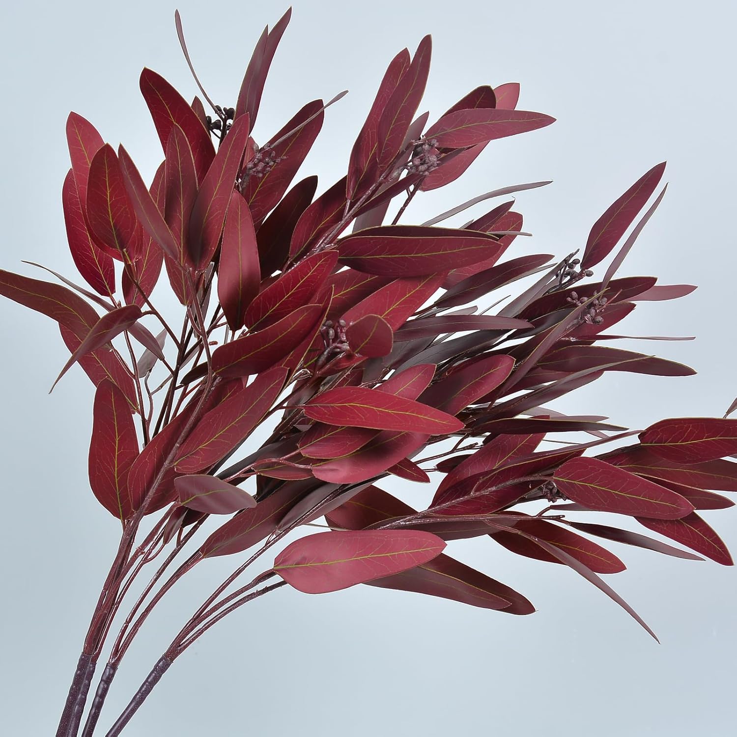 Ziwon Artificial Eucalyptus Stems 32 Inches 4 Pack Fall Decor