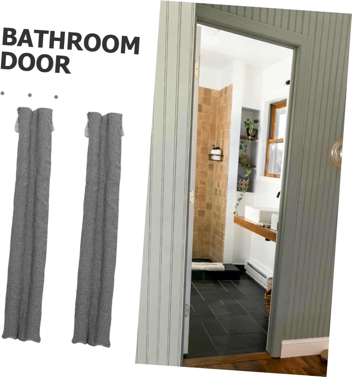 Oxford Cloth Door Draft Stopper Windproof Noise Blocker