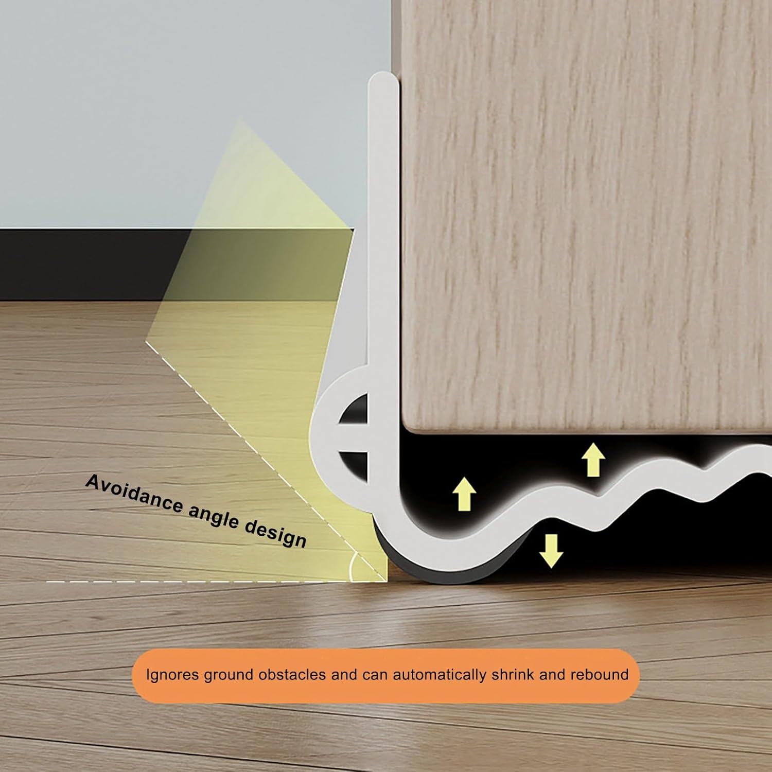 Lifeuping Door Draft Stopper 39 Inch Cuttable Seal Blocker
