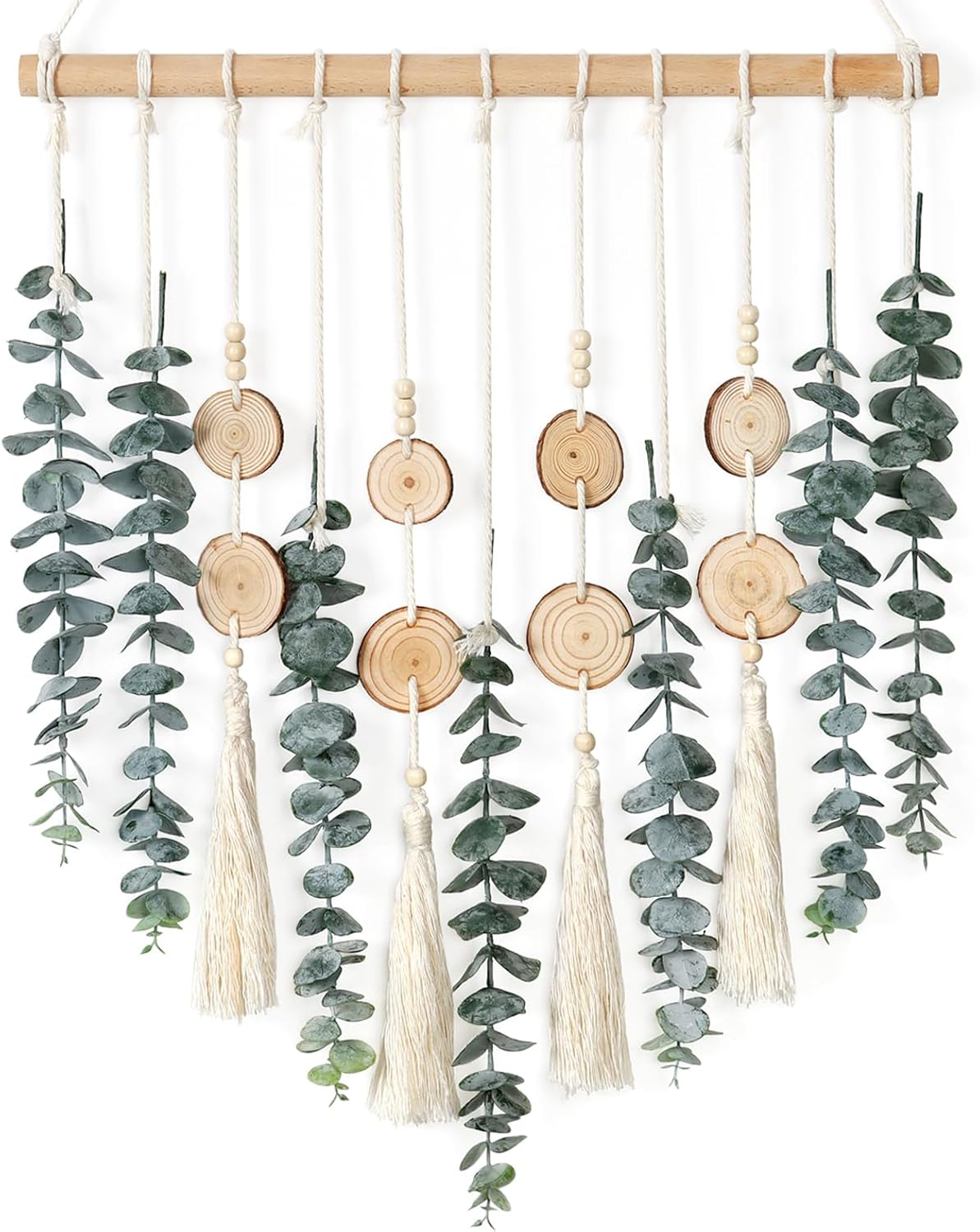 Alynsehom Artificial Eucalyptus Wall Hanging Decor Greenery