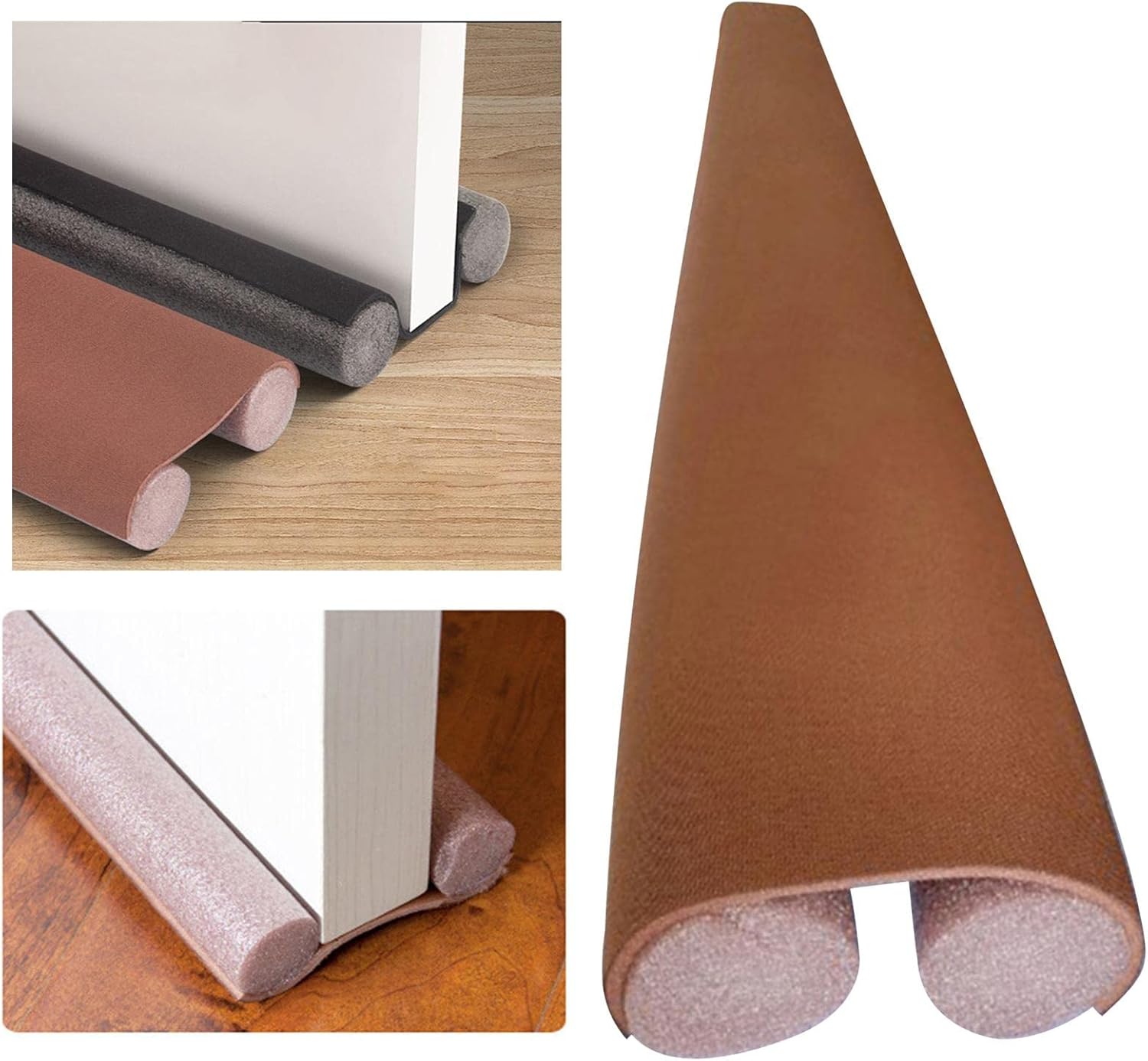 HUFFA Under Door Draft Stopper Insulation Protector White