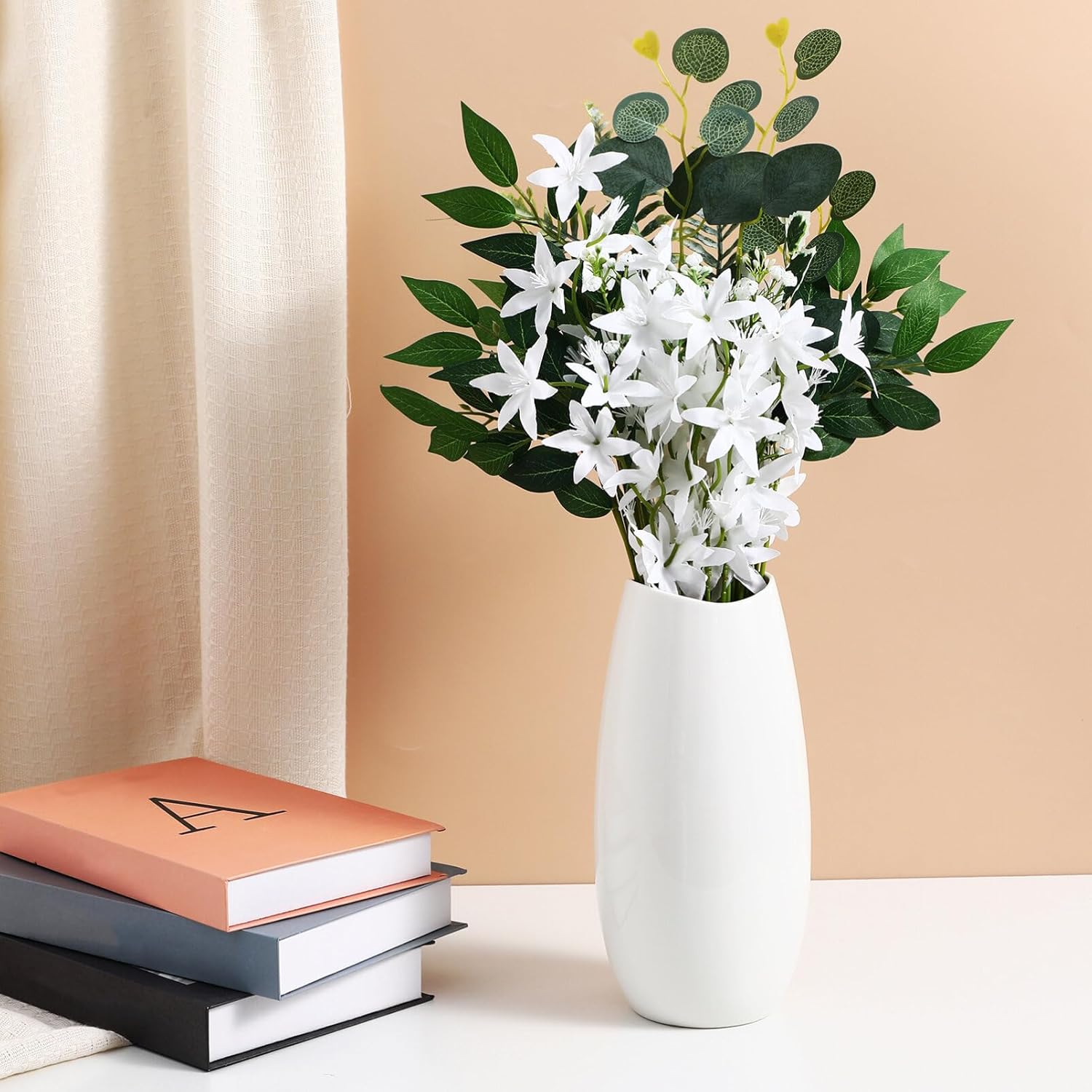 Kichvoe Artificial Greenery Stems Box Set 60pcs 6 Types