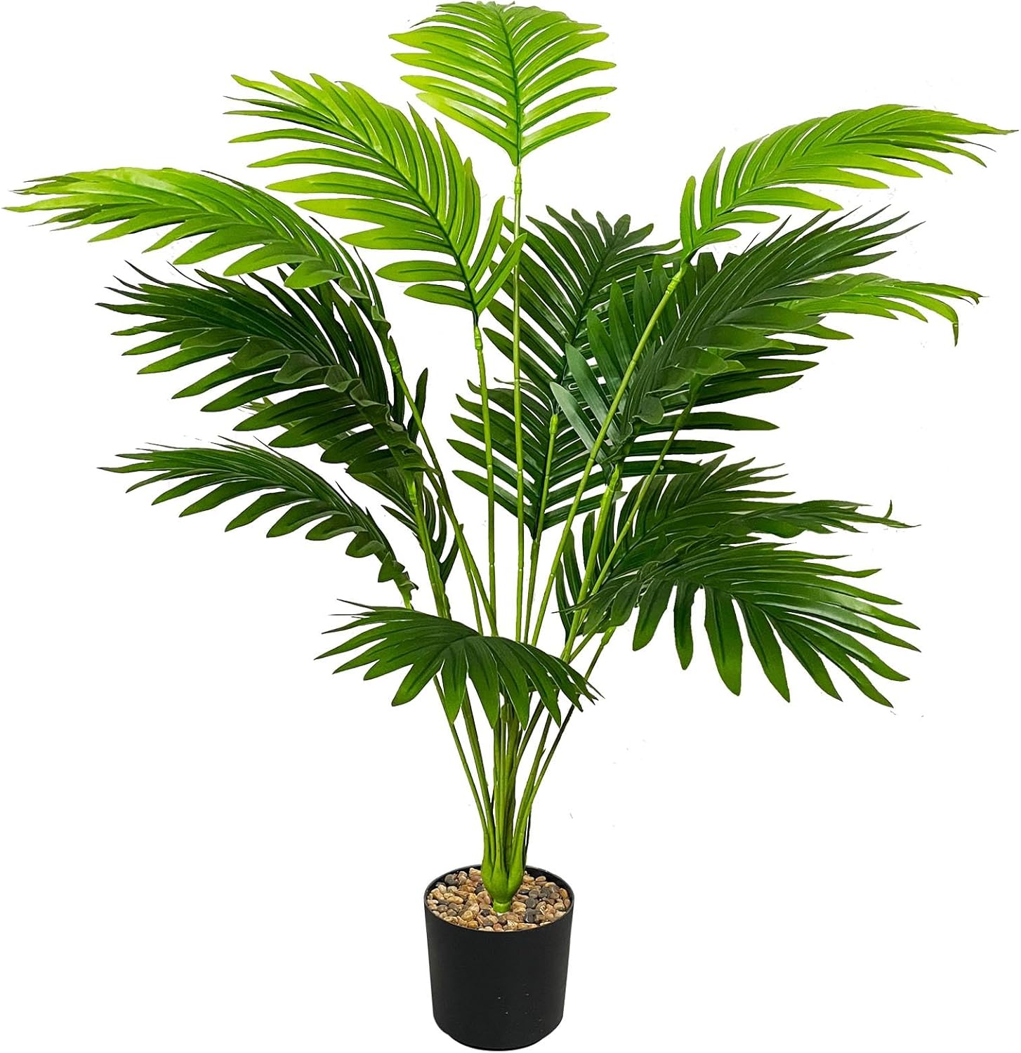 Artificial Areca Palm Tree 31 Inch Silk Faux Plant for Home Decor