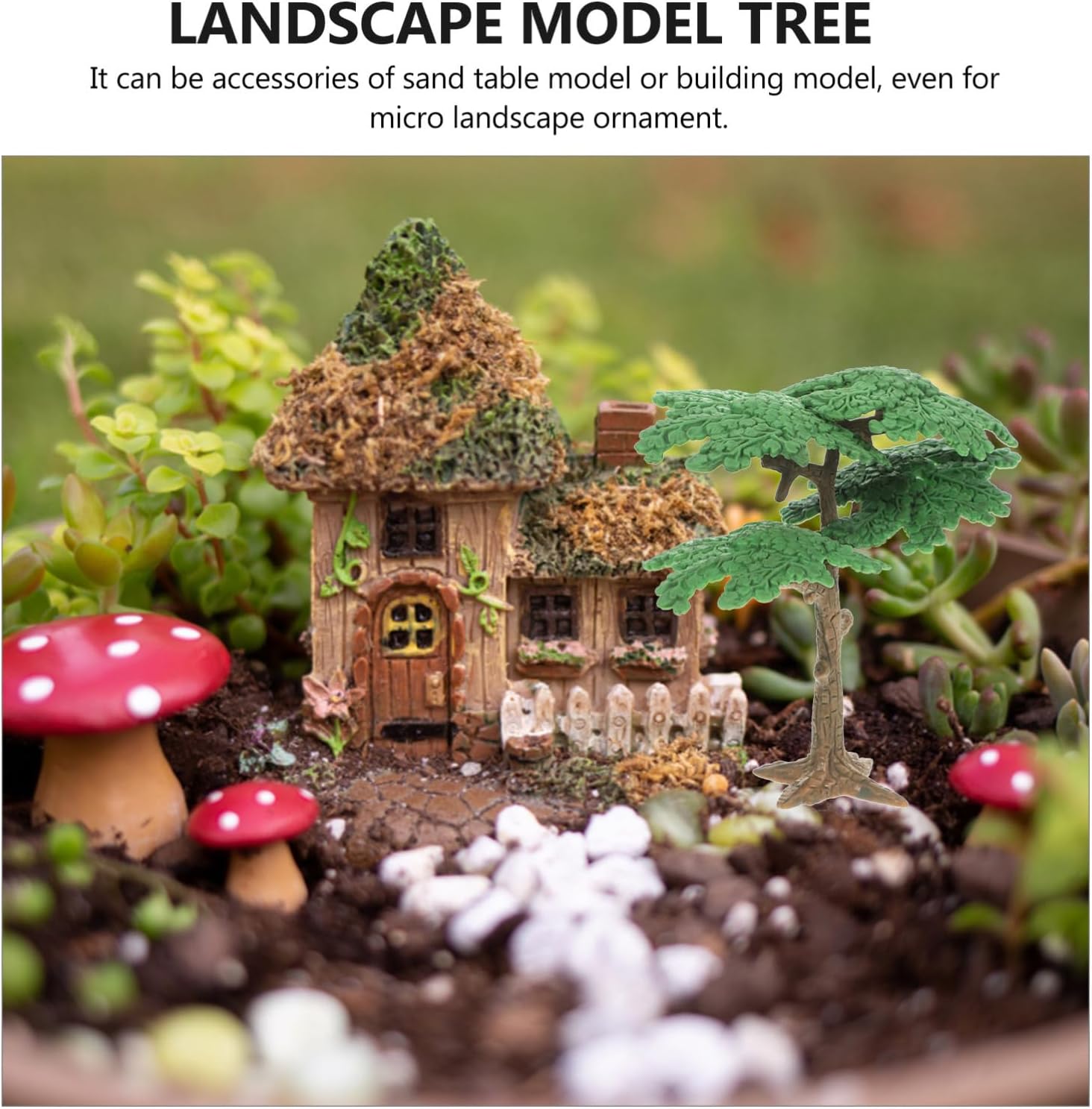 DOITOOL 3Pcs Fake Trees for DIY Scenery Diorama