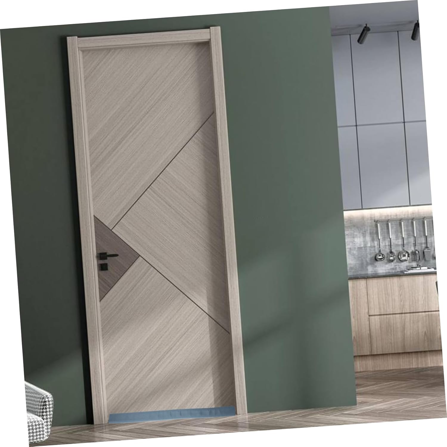 Homoyoyo 3pcs Door Bottom Sealing Strip Windproof Noise Reducing Draft Stopper for Under Door Gaps