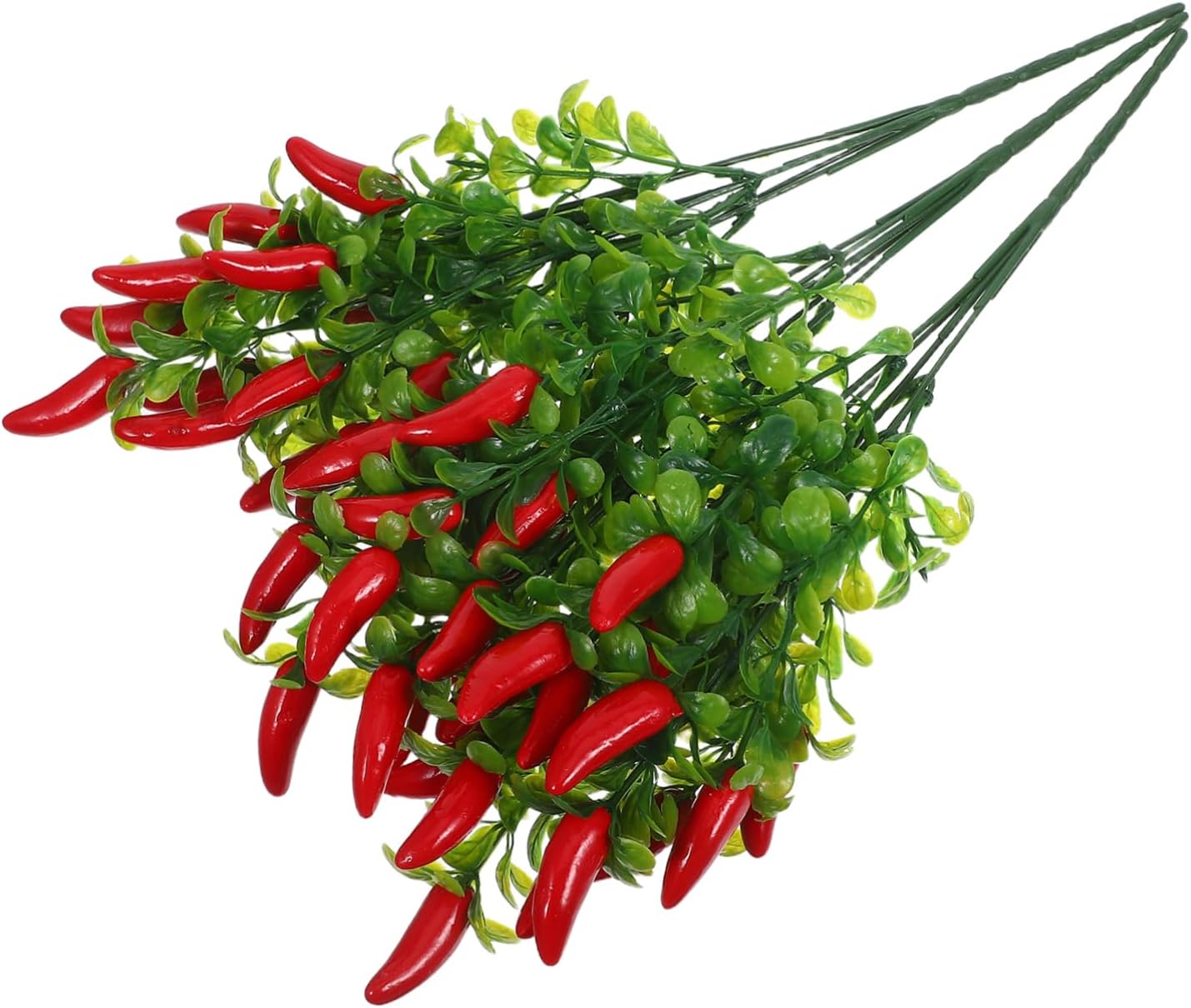 LIFKOME 3pcs Realistic Chili Pepper Decorative Artificial Plants