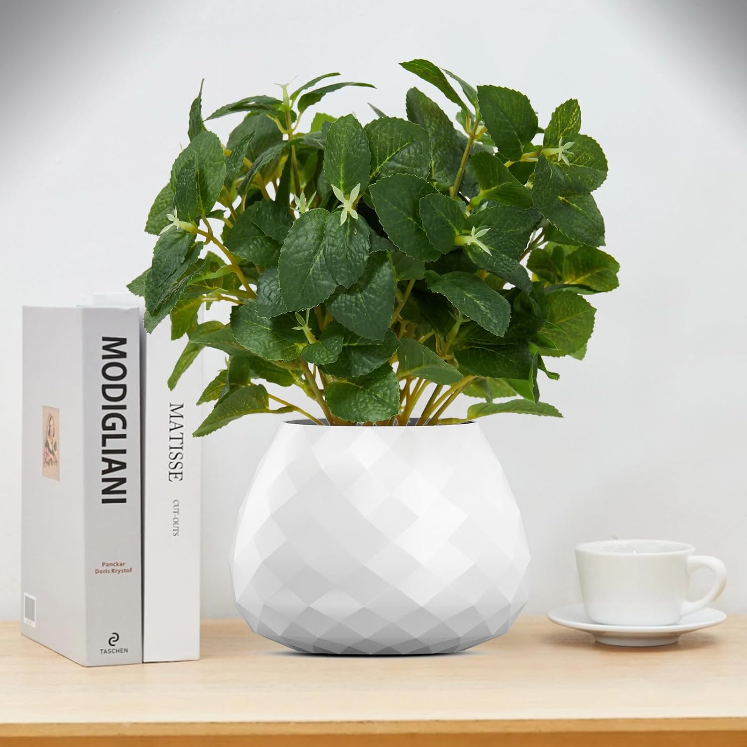 12pcs Artificial Mint Plant Faux Greenery Decor
