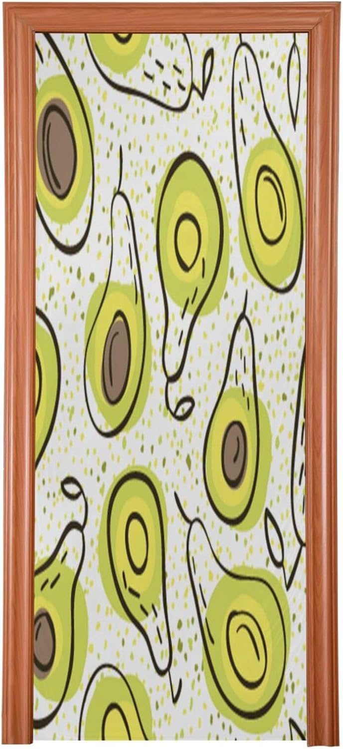Susiyo Halloween Door Cover 32x79 in Stretch Fabric